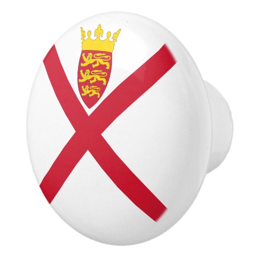 Jersey Flag Keramische Knop (Rechts)