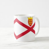 Jersey Flag Keramische Mok (Voorkant rechts)