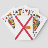 Jersey Flag Pokerkaarten (Achterkant)