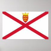 Jersey Flag Poster (Voorkant)