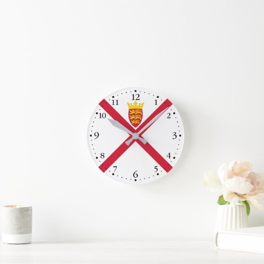 Jersey Flag Ronde Klok (Huis)