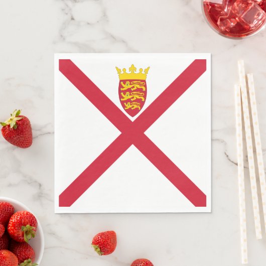 Jersey Flag Servet (Insitu)