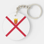 Jersey Flag Sleutelhanger (Achterkant)