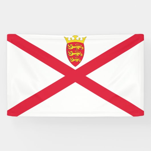Jersey Flag Spandoek (Horizontaal)