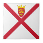 Jersey Flag Tegeltje (Voorkant)