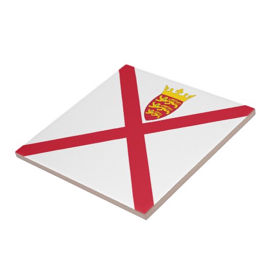 Jersey Flag Tegeltje (Zijkant)