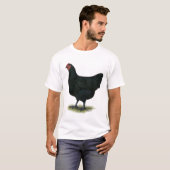 Jersey Giant:  Black Hen T-shirt (Voorkant volledig)