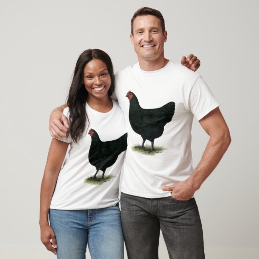 Jersey Giant:  Black Hen T-shirt (Unisex)