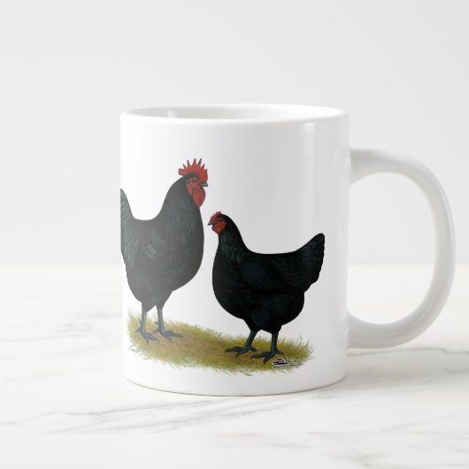 Jersey Giant Chickens Grote Koffiekop (Rechts)