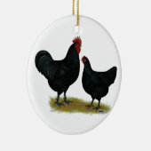 Jersey Giant Chickens Keramisch Ornament (Rechts)
