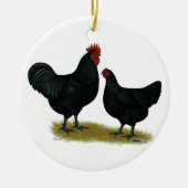 Jersey Giant Chickens Keramisch Ornament (Voorkant)