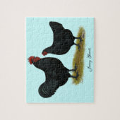 Jersey Giant Chickens Legpuzzel (Verticaal)