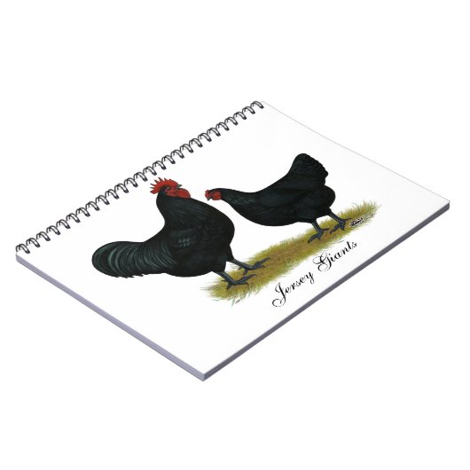 Jersey Giant Chickens Notitieboek (Linkerzijde)