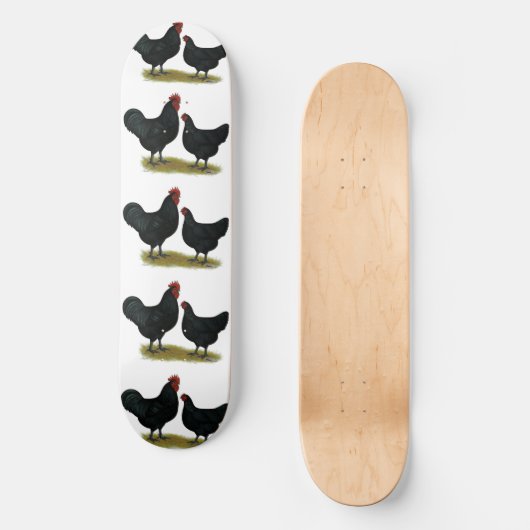 Jersey Giant Chickens Skateboard (Voorkant)