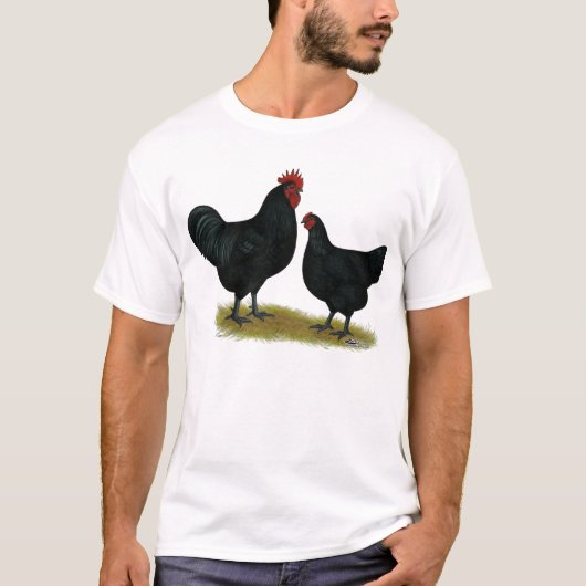 Jersey Giant Chickens T-shirt (Voorkant)