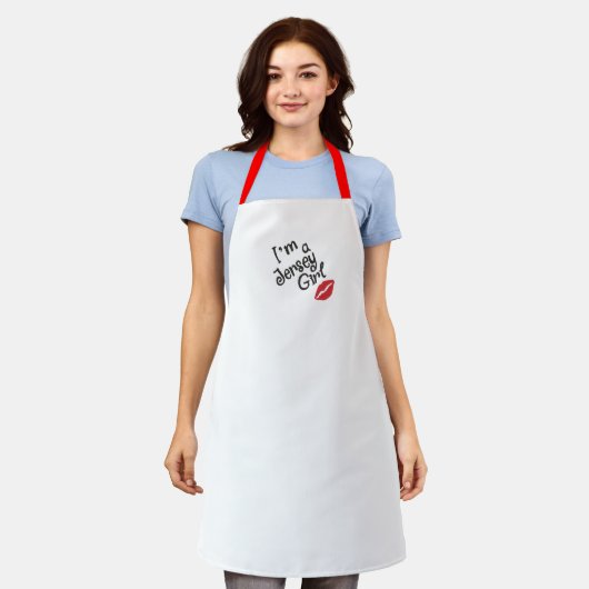 Jersey Girl Apron Schort (Gedragen)
