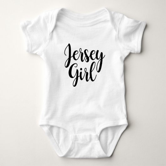 Jersey Girl Baby One Piece Bodysuit (Voorkant)