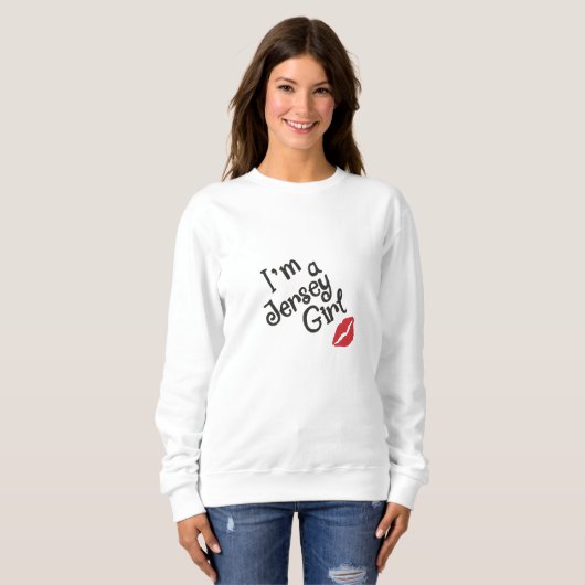Jersey Girl Basic Sweatshirt (Voorkant volledig)