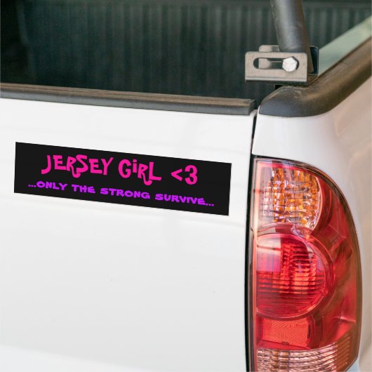 JERSEY GiRL Bumpersticker (Op Truck)