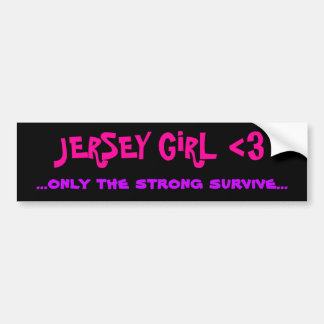 JERSEY GiRL Bumpersticker