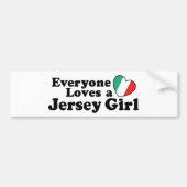 Jersey Girl Bumpersticker (Voorkant)