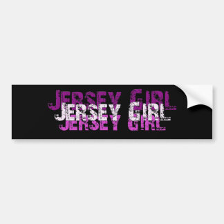 JERSEY GIRL-cadeautjes en groeten Bumpersticker
