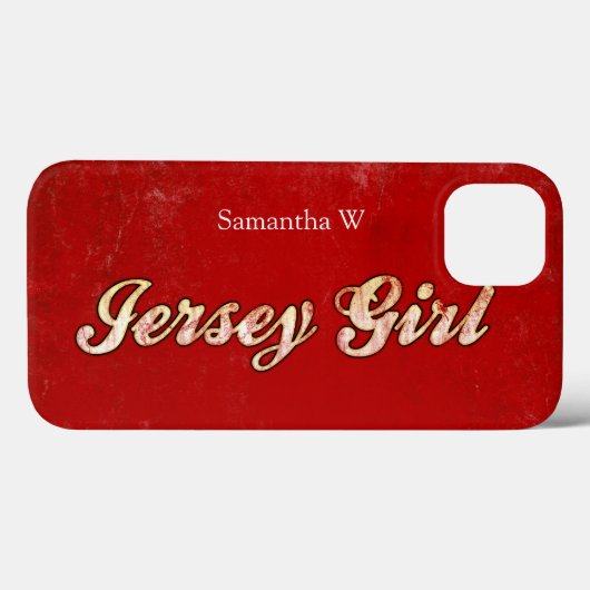 Jersey Girl Case-Mate iPhone Case (Achterkant (horizontaal))