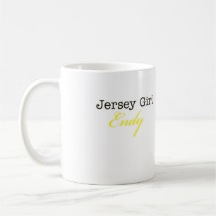 JERSEY GIRL ENDY COFFEE MOK - WHITE