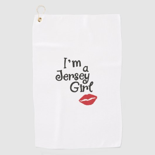 Jersey Girl Golf Handdoek (Voorkant)