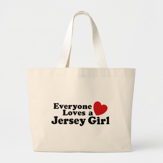 Jersey Girl Grote Tote Bag (Voorkant)