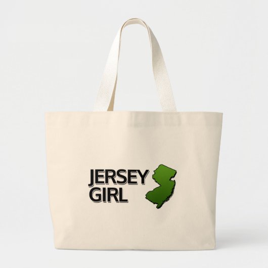 Jersey Girl Grote Tote Bag (Voorkant)