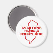 Jersey Girl Magneet (Voorkant / Achterkant)