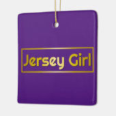 Jersey Girl Mini Keramisch Ornament (Links)