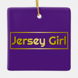Jersey Girl Mini Keramisch Ornament