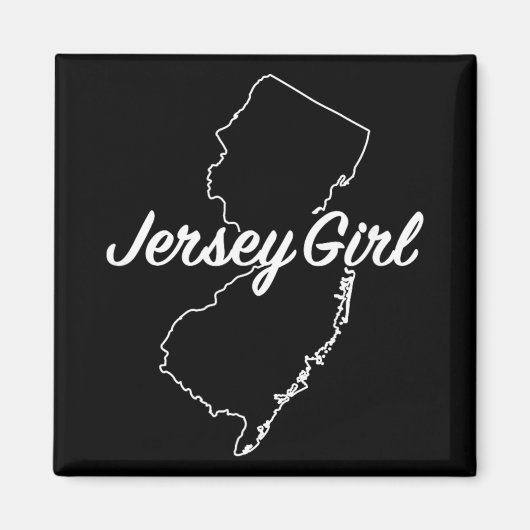 Jersey Girl New Jersey  Magneet (Voorkant)
