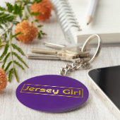 Jersey Girl Sleutelhanger (Zijkant)
