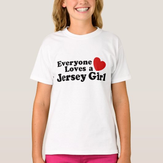 Jersey Girl T-shirt (Voorkant)