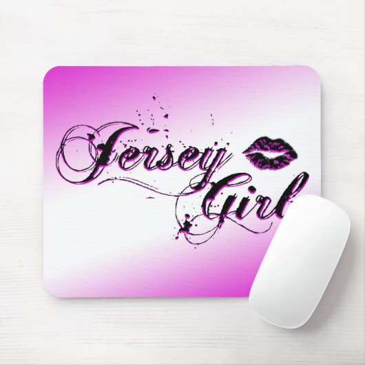 Jersey Girl Terug naar School Mousepad Muismat (Met muis)