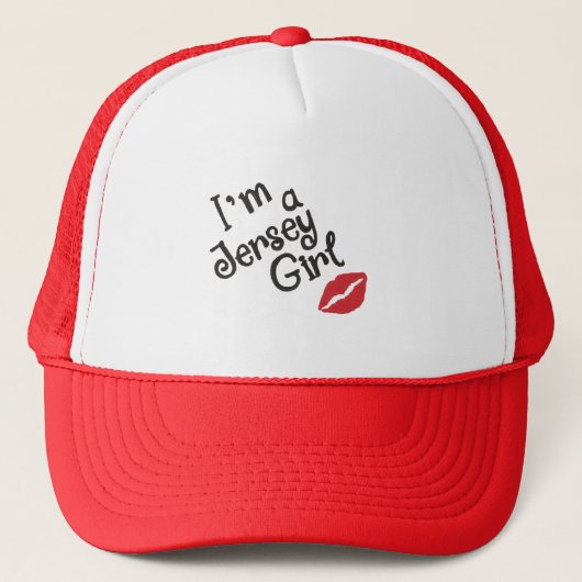 Jersey Girl Trucker Hat Pet (Voorkant)