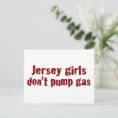 Jersey Girls do not pomp gas (New) Briefkaart (Staand voorkant)