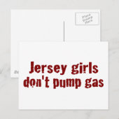 Jersey Girls do not pomp gas (New) Briefkaart (Voorkant / Achterkant)