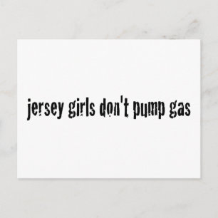 Jersey Girls niet pompgas Briefkaart