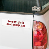 Jersey Girls niet pompgas (nieuw) Bumpersticker (Op Truck)