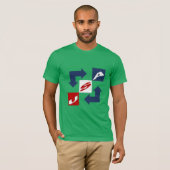 Jersey Green Gazon Man DESIGN USA T-shirt (Voorkant volledig)