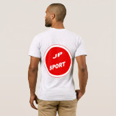 Jersey Grijs T-shirt op man JAPAN SPORT (Achterkant volledig)