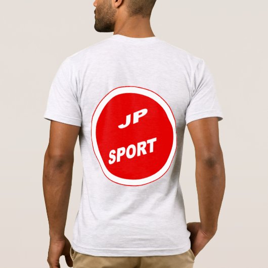 Jersey Grijs T-shirt op man JAPAN SPORT (Achterkant)