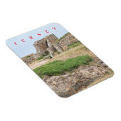 Jersey Grosnez Castle ruïnes uitzicht koelkastmagn Magneet (Rechterzijde)