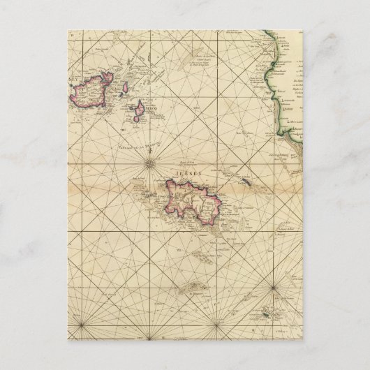 Jersey, Guernsey Briefkaart (Voorkant)