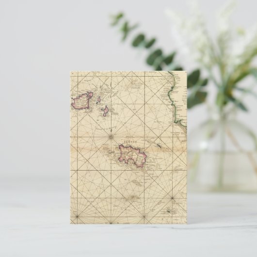 Jersey, Guernsey Briefkaart (Staand voorkant)