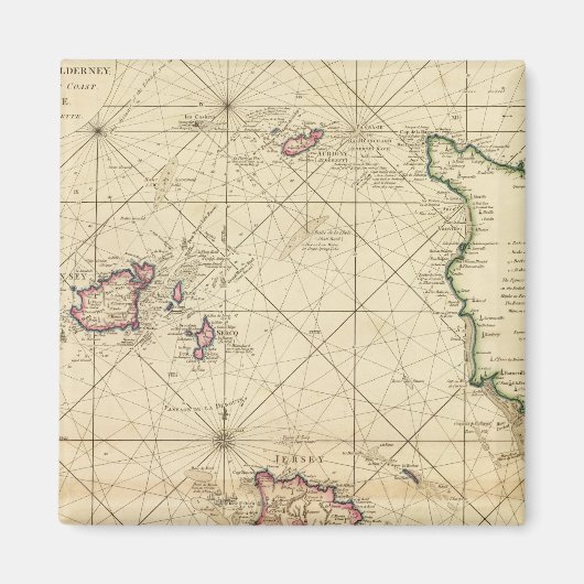 Jersey, Guernsey Magneet (Voorkant)